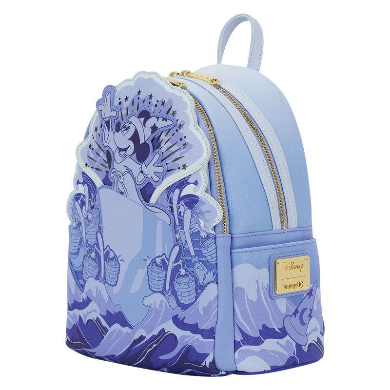 Chargez l&#39;image dans la visionneuse de la galerie, Loungefly Disney: Mickey Mouse - Fantasia Light Up Mini Backpack
