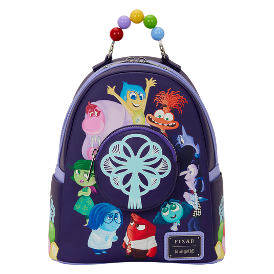 it mini.backpack movie Pink Scary Movies Mini Backpack Hit the open road (or river?) with Goofy and Max while carrying this Loungefly mini backpack spotlighting the stars of Disneys A Goofy Movie Disney UP Movie Mini Backpack