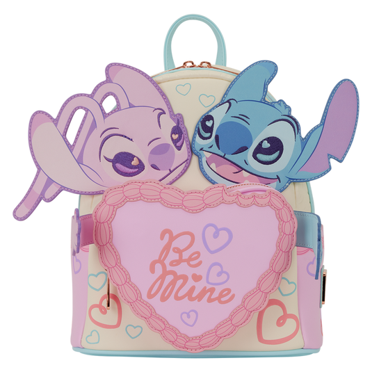 Loungefly Disney: Lilo & Stitch - Stitch & Angel Be Mine Mini Backpack