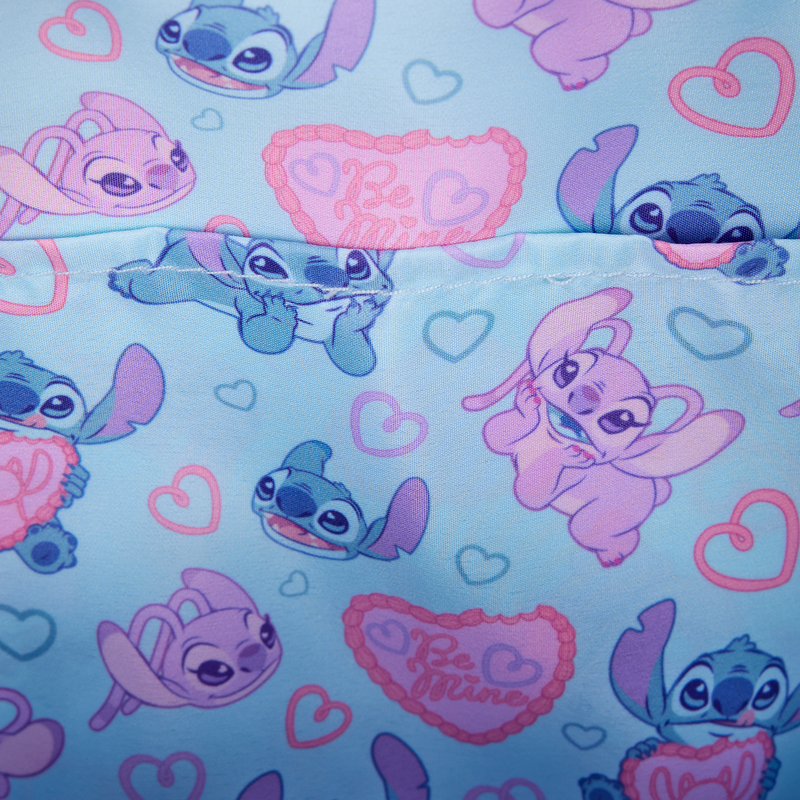 Cargue la imagen en el visor de la galería, Loungefly Disney: Lilo &amp; Stitch - Stitch &amp; Angel Be Mine Mini Backpack
