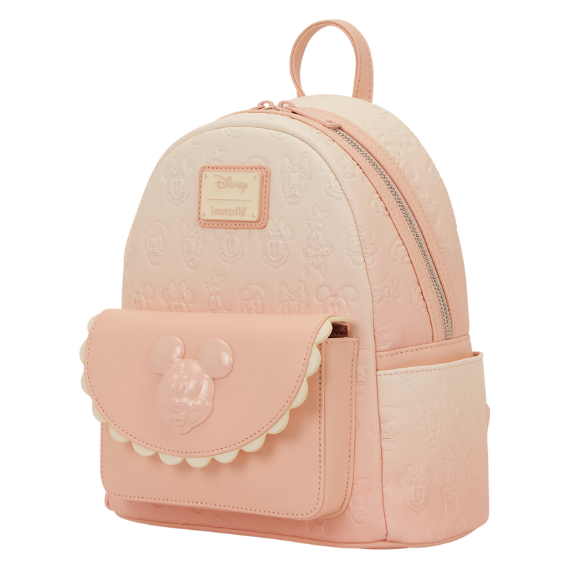 Cargue la imagen en el visor de la galería, Loungefly Disney: Mickey &amp; Minnie Mouse - Mickey &amp; Friends All-Over Print Mini Backpack
