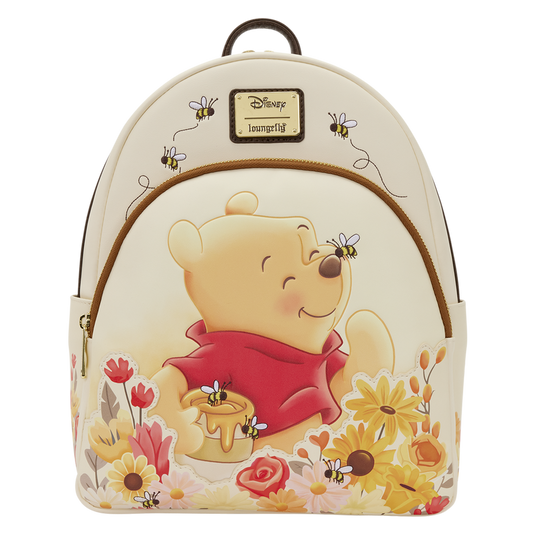 Loungefly Disney Winnie The Pooh - Bees & Flowers Cosplay Mid-Size Backpack
