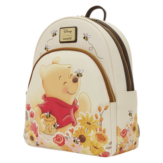 Loungefly Disney Winnie The Pooh - Bees & Flowers Cosplay Mid-Size Backpack