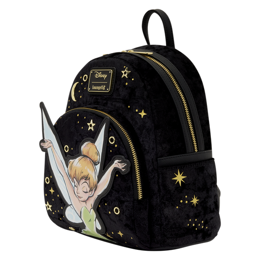 Loungefly Disney Tinker Bell - Pixie Dust Velvet  Mini Backpack