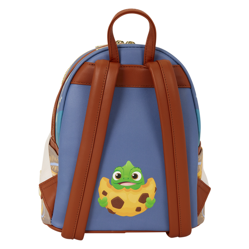 Load image into Gallery viewer, Disney: Tangled - Rapunzel Painting Glow Pin Trader Mini Backpack
