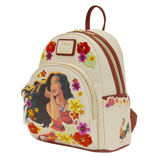 Loungefly Disney - Moana Live Action Floral Mini Backpack