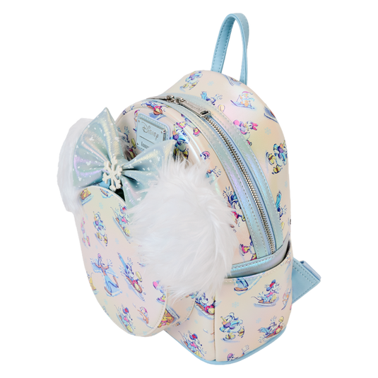 baby mickey and friends mini backpack Loungefly Mickey & Friends Winter Wonderland Mini Backpack With Ear Headband