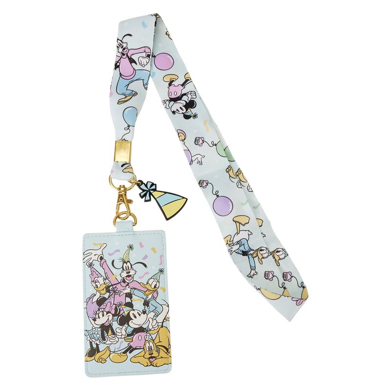 Disney - Mickey Mouse and Friends Birthday Celebration Lanyard with Card Holder