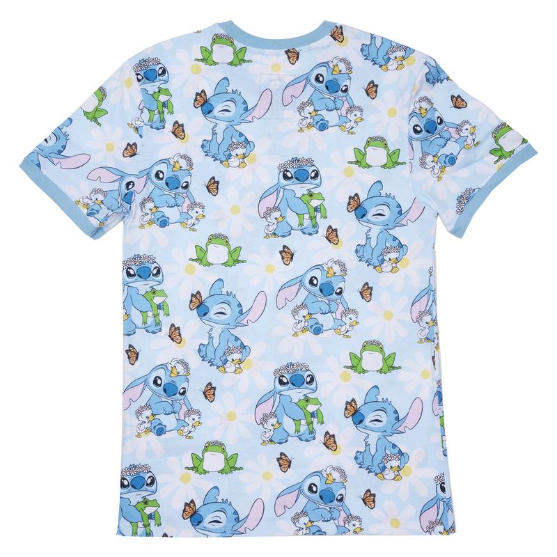 Load image into Gallery viewer, Disney Lilo &amp; Stitch - Springtime Daisy All-Over Print Unisex T-shirt
