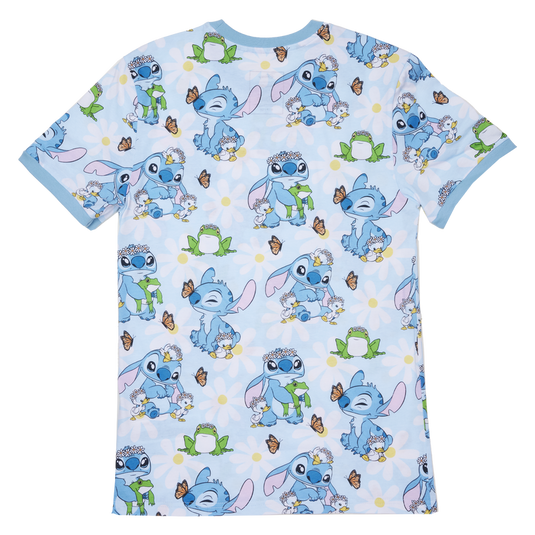 Disney Lilo & Stitch - Springtime Daisy All-Over Print Unisex T-shirt