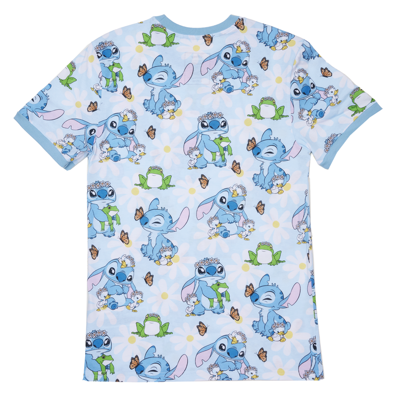 Disney Lilo & Stitch - Springtime Daisy All-Over Print Unisex T-shirt
