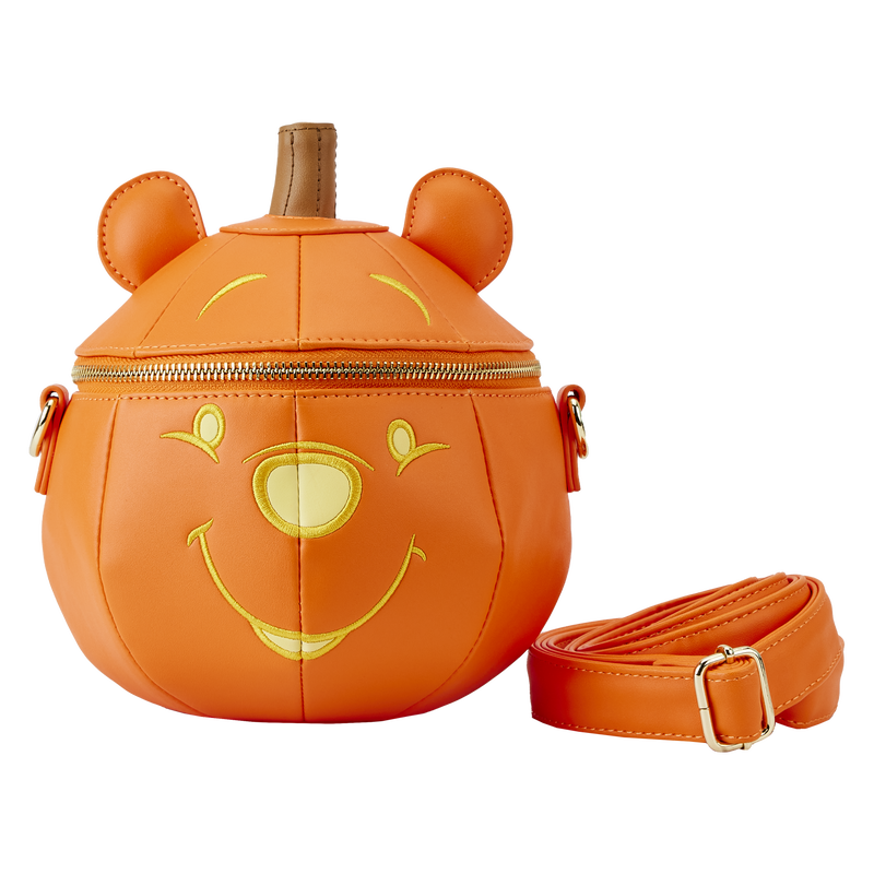 Load image into Gallery viewer, Loungefly Disney Winnie the Pooh Pumpkin Glow Crossbody Bag
