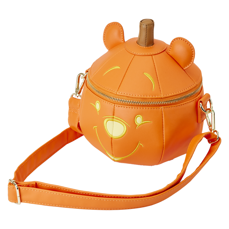 Load image into Gallery viewer, Loungefly Disney Winnie the Pooh Pumpkin Glow Crossbody Bag
