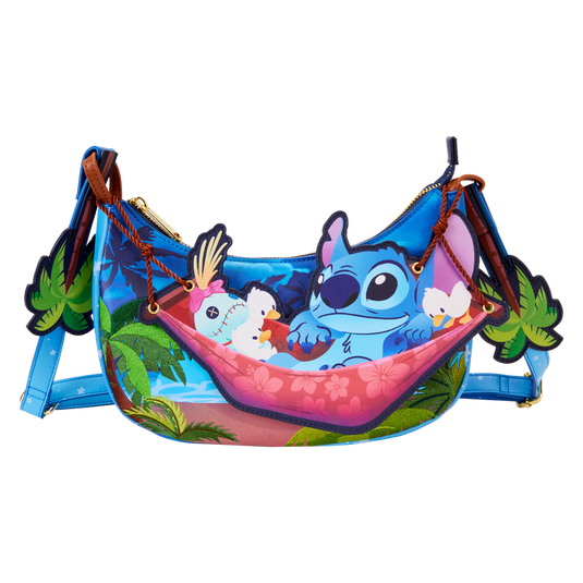 Loungefly Disney: Lilo & Stitch - Stitch Camping Cuties Crossbody Bag