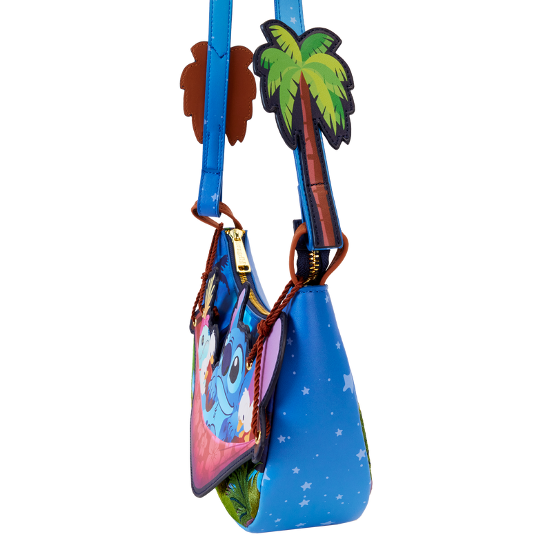 Chargez l&#39;image dans la visionneuse de la galerie, Loungefly Disney: Lilo &amp; Stitch - Stitch Camping Cuties Crossbody Bag
