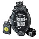 Disney: The Haunted Mansion Plaque Glow Crossbody Bag With Coin Bag