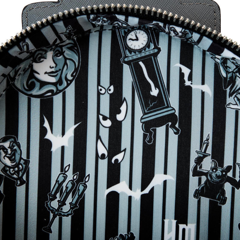 Chargez l&#39;image dans la visionneuse de la galerie, Loungefly Disney: The Haunted Mansion Plaque Glow Crossbody Bag With Coin Bag
