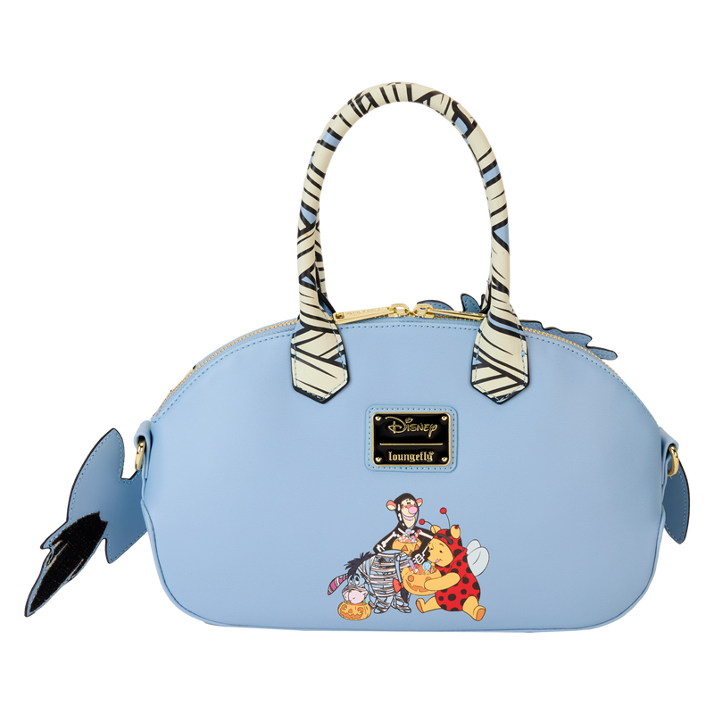 Load image into Gallery viewer, Loungefly Disney Winnie the Pooh - Mummy Eeyore Cosplay Glow Crossbody Bag
