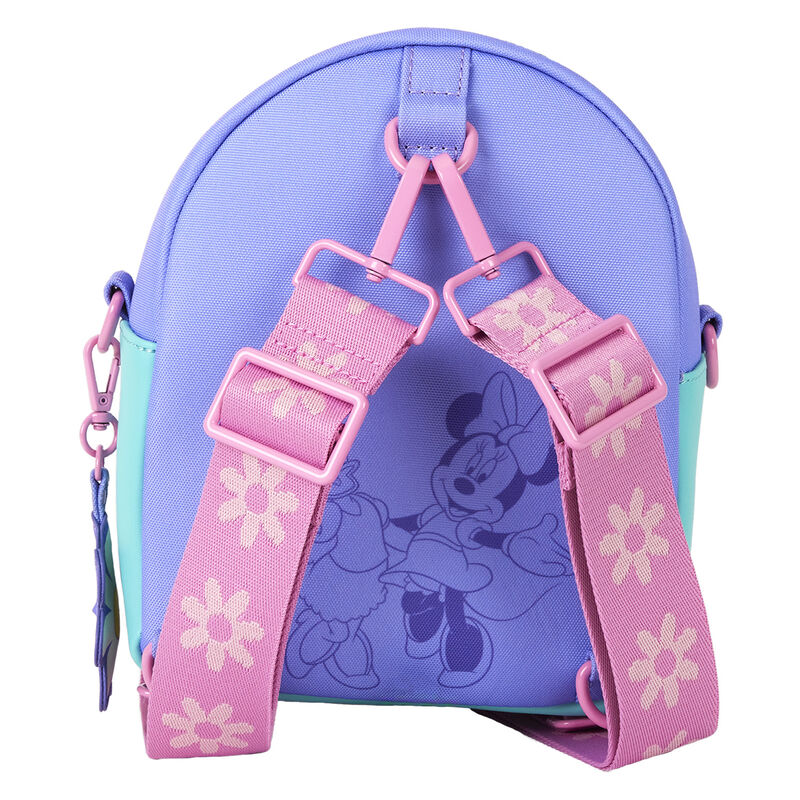 Chargez l&#39;image dans la visionneuse de la galerie, Disney Mickey &amp; Minnie Mouse - Daisy Duck &amp; Minnie Mouse Convertible Mini Backpack &amp; Crossbody Bag
