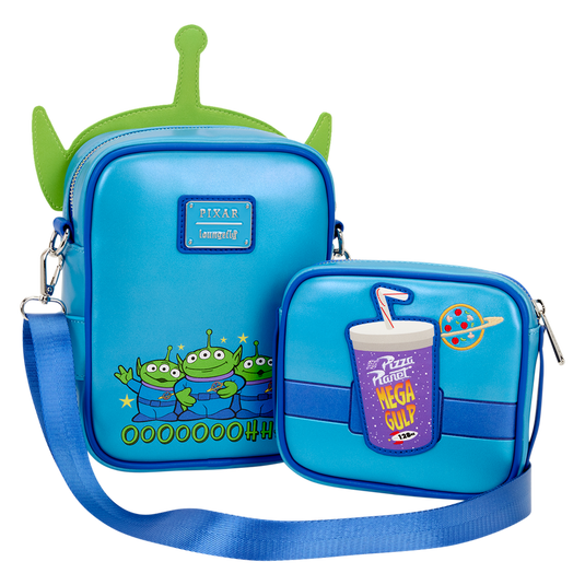 Loungefly Disney Pixar - Toy Story 30th Anniversary Aliens Crossbuddies® Cosplay Crossbody Bag with Coin Bag