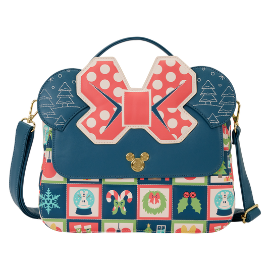 Loungefly Disney Mickey & Minnie - Holiday Crossbody Bag