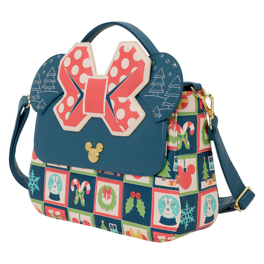 Loungefly Disney Mickey & Minnie - Holiday Crossbody Bag