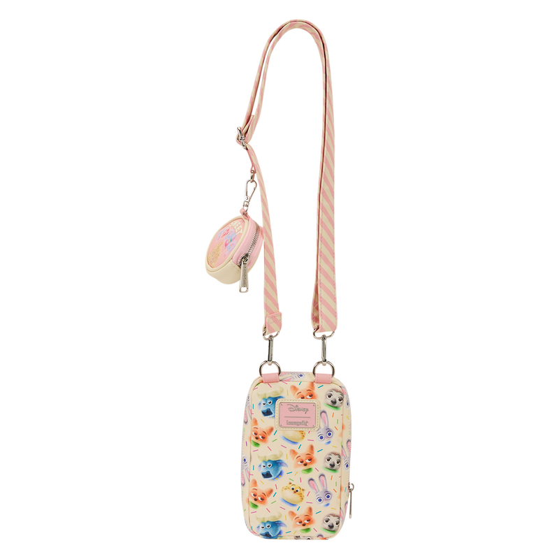 Cargue la imagen en el visor de la galería, Loungefly Disney Zootopia 2 - Judy Hopps Cotton Candy Cosplay Cell Phone Bag with Coin Bag Crossbody
