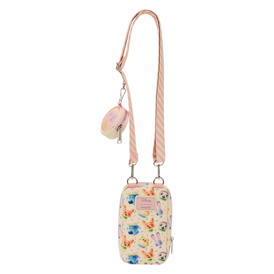 Loungefly Disney Zootopia 2 - Judy Hopps Cotton Candy Cosplay Cell Phone Bag with Coin Bag Crossbody