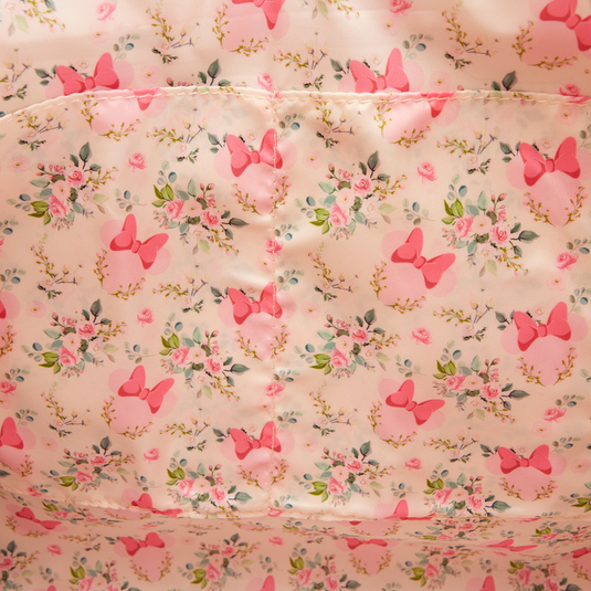 Loungefly Disney - Minnie Mouse Floral Convertible Tote Crossbody Bag
