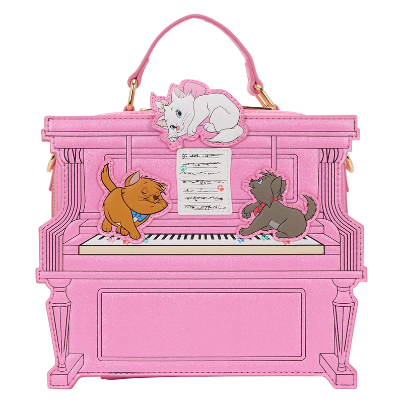 Load image into Gallery viewer, Loungefly Disney - Aristocats Figural Piano Crossbody Bag
