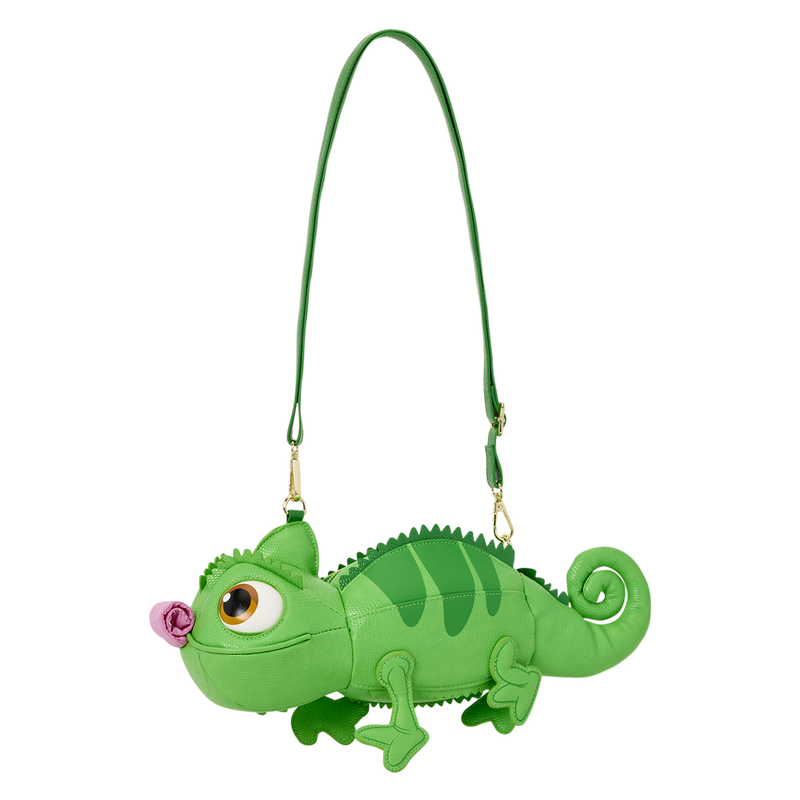 Cargue la imagen en el visor de la galería, Loungefly Disney - Tangled Pascal Figural Crossbody Bag
