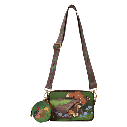 Loungefly Disney: The Fox and the Hound & Copper Sling Bag