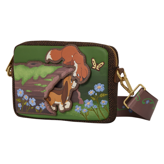 Loungefly Disney: The Fox and the Hound & Copper Sling Bag