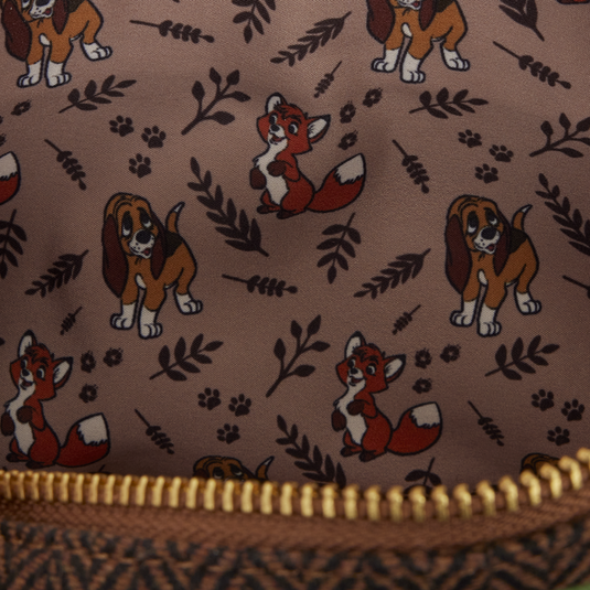 Loungefly Disney: The Fox and the Hound & Copper Sling Bag