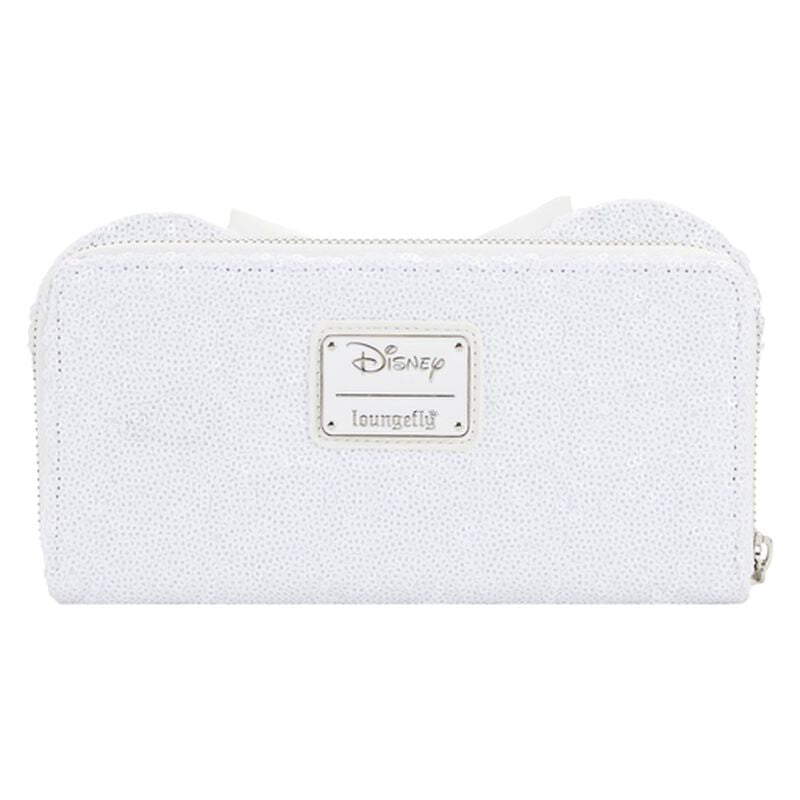 Cargue la imagen en el visor de la galería, Disney - Minnie Mouse Sequin Wedding Zip Around Wallet
