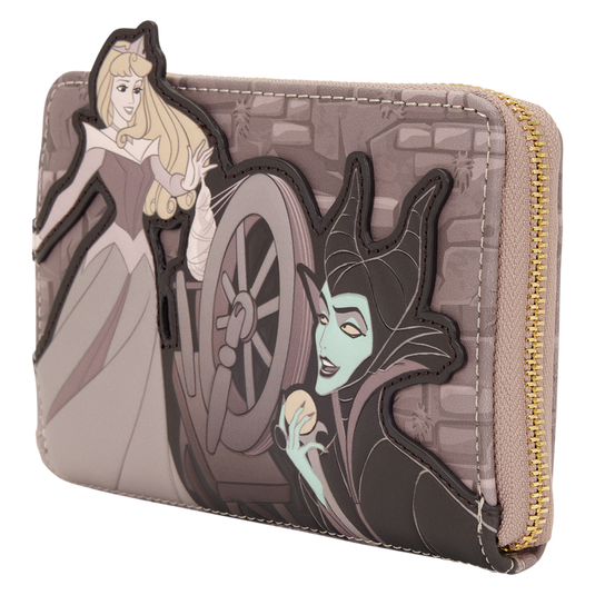 Loungefly Disney Sleeping Beauty & Maleficent - Aurora Wheel Maleficent Wallet
