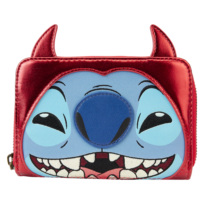 Load image into Gallery viewer, Loungefly Disney: Lilo &amp; Stitch - Devil Cosplay Zip Around Wallet
