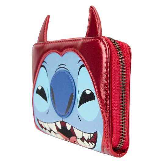 Loungefly Disney: Lilo & Stitch - Devil Cosplay Zip Around Wallet