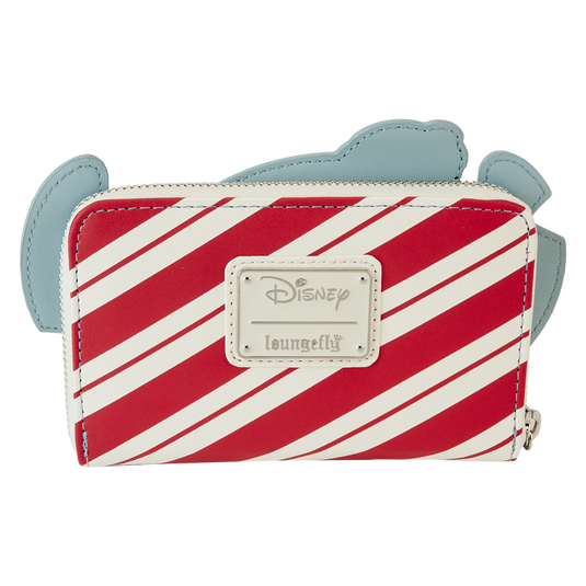 Loungefly Disney: Lilo & Stitch - Stitch Holiday Snow Angel Glitter Zip Around Wallet