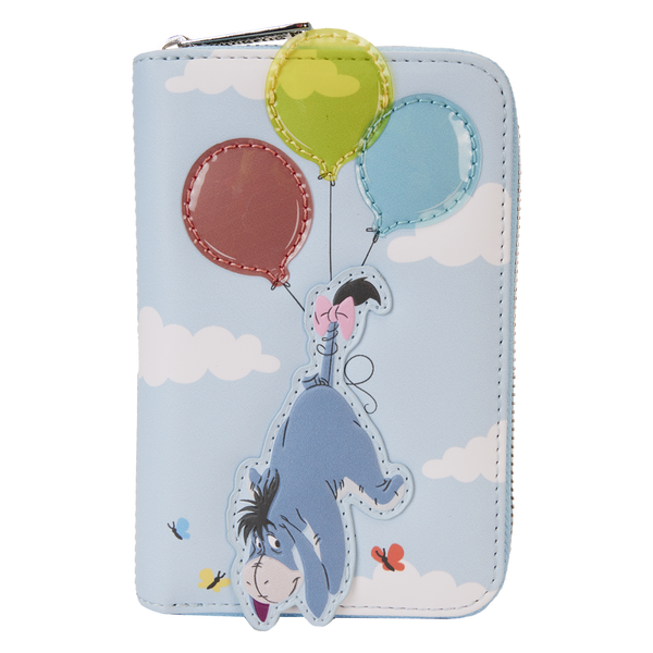 Disney Winnie the Pooh & Friends Floating Balloons Zip Around Wallet