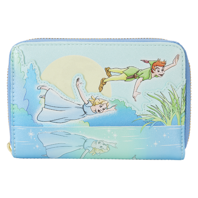 Loungefly Disney: Peter Pan - You Can Fly Glow Zip Around Wallet