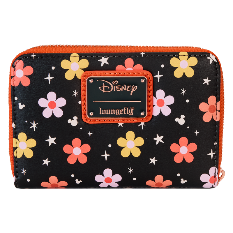 Disney Mickey & Minnie - Floral Ghost Glow Zip Around Wallet