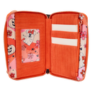 Disney Mickey & Minnie - Floral Ghost Glow Zip Around Wallet