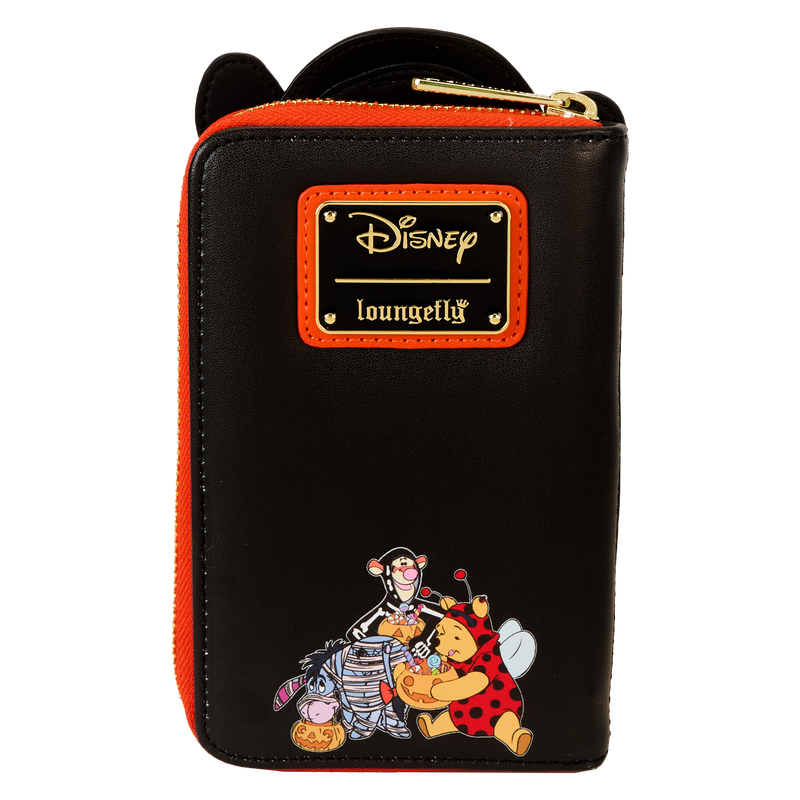 Load image into Gallery viewer, Loungefly Disney Winnie the Pooh - Skeleton Tigger Cosplay Glow Zip Around Wallet
