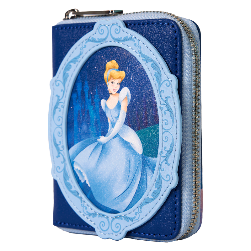 Cargue la imagen en el visor de la galería, Loungefly Disney - Cinderella 75Th Anniversary Zip Around Wallet
