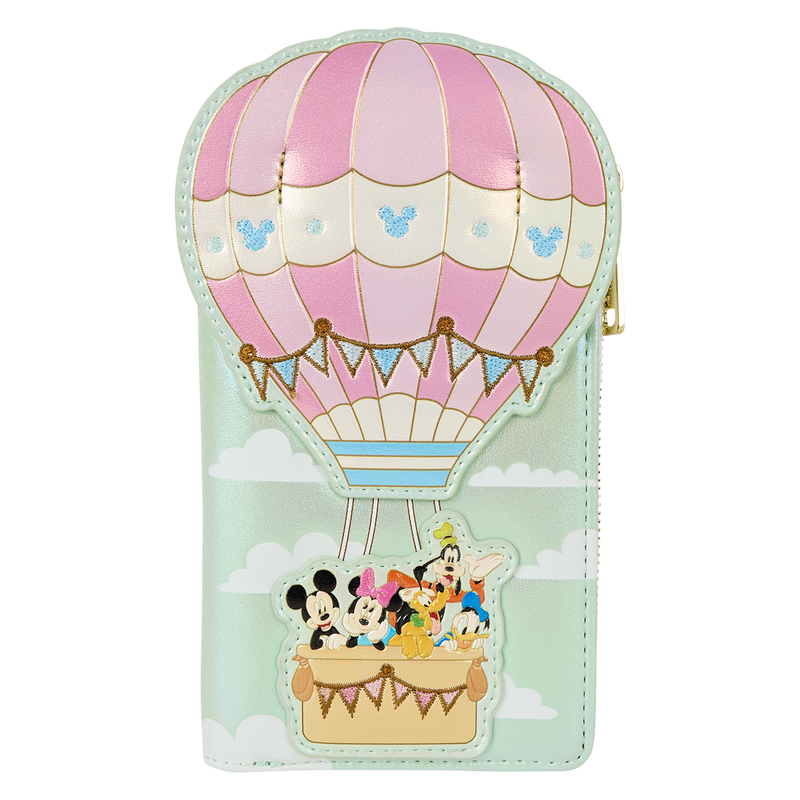 Load image into Gallery viewer, Loungefly Disney Mickey &amp; Friends - Hot Air Balloon Flap Wallet
