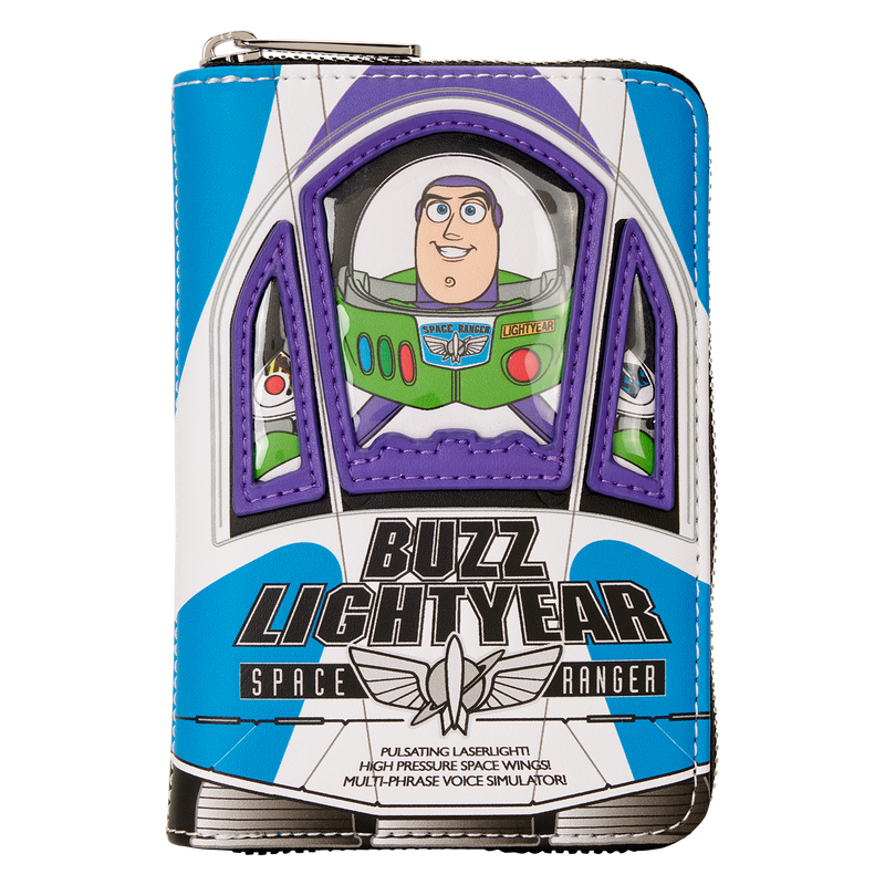 Load image into Gallery viewer, Loungefly Disney Pixar - Toy Story 30th Anniversary Buzz Lightyear Glow Zip Around Wallet

