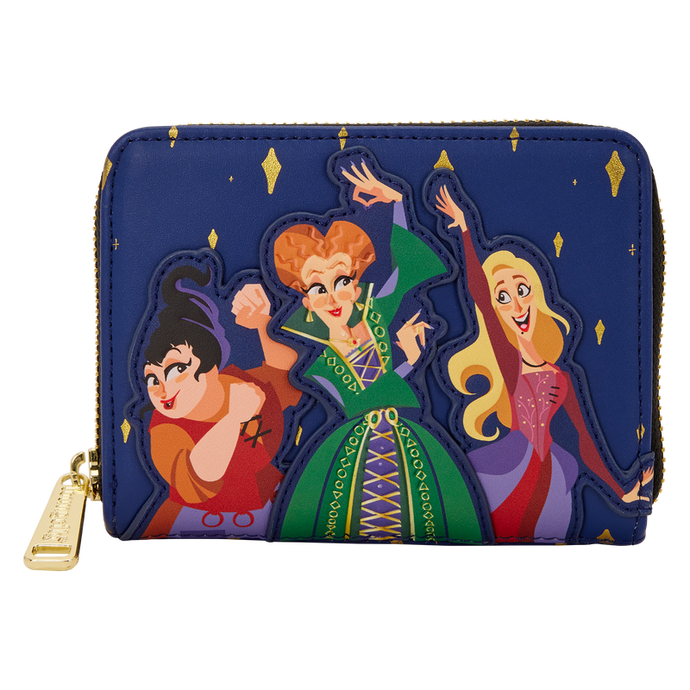 Loungefly Hocus Pocus - Sanderson Sisters Night Sky Zip Around Wallet