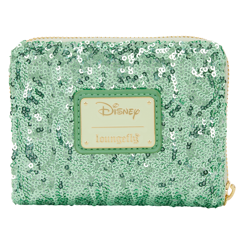 Chargez l&#39;image dans la visionneuse de la galerie, Loungefly Disney Peter Pan : Tinkerbell Holiday Sequin Tri-Fold Wallet
