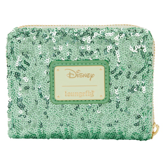 Loungefly Disney Peter Pan : Tinkerbell Holiday Sequin Tri-Fold Wallet